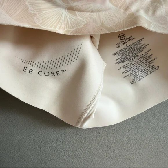 Evelyn & Bobbie Ultra Lift Defy Mesh Trimmed Seamless Wirefree Bra | Champ/Gingk - Picture 5 of 6